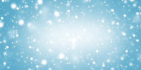 blue background with snow