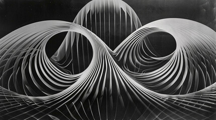 the Wundt Illusion where lines that are parallel appear to be bowed inwards or outwards