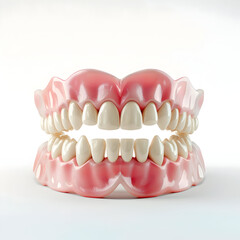 Obraz premium Dental care Oral health and dental hygienists Medical and healthcare Mouth Implant Model 3d render