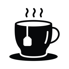 Savour every design sip with our delightful Tea Cup Vector Icon