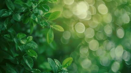 Green blurred background