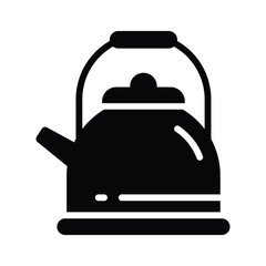 Obraz premium Embrace tradition with our Kettle Vector Icon! Perfect for cozy designs and warm vibes.