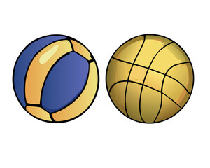 Obraz premium Basketball ball isolated icon. basketball symbols. Vector illustration.