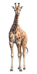 Fototapeta premium PNG Full body giraffe wildlife animal mammal.