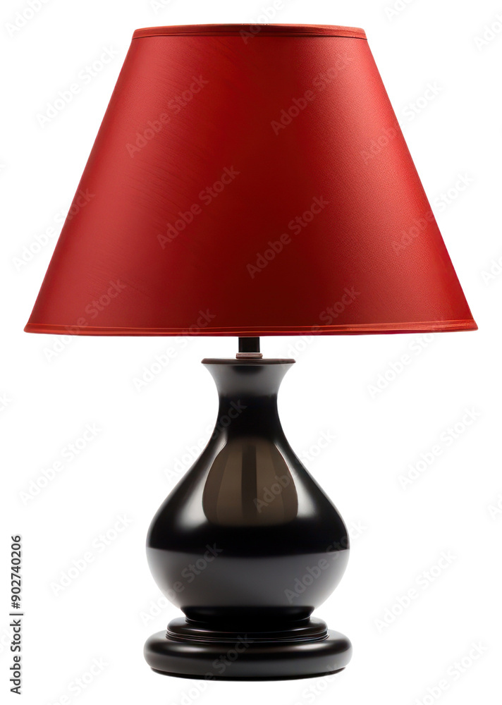 Sticker png lamp lamp lampshade white background.