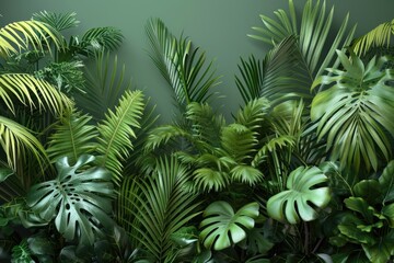 Plants growing together, often seen in gardens or greenhouses