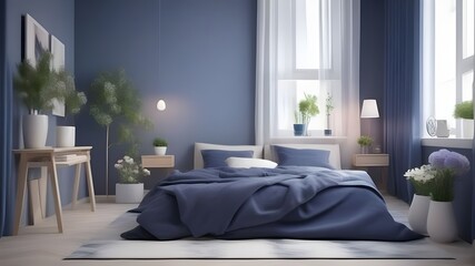 modern bedroom interior