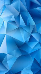 Obraz premium Digital blue modern 3d geometry abstract graphic poster background