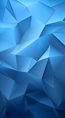 Fototapeta premium Digital blue modern 3d geometry abstract graphic poster background