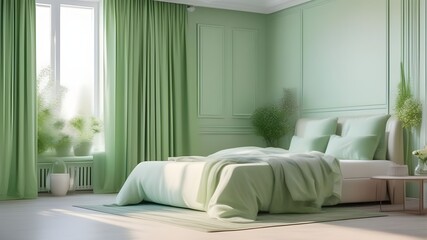 Fototapeta premium modern bedroom interior