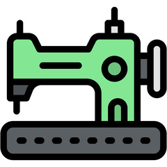 Sewing Machine, Stitching, Machine, Hobbies, Tailoring, Handcraft Icon
