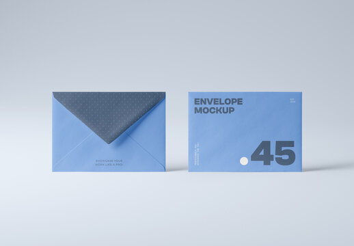 A4 Envelope Mockups