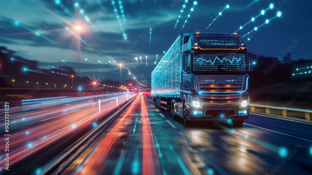 Poster advanced logistics infrastructure with smart grids