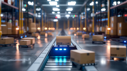 High-tech warehousing with automated retrieval systems