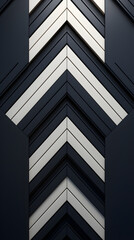 Digital black and white diagonal geometric abstract graphics poster background