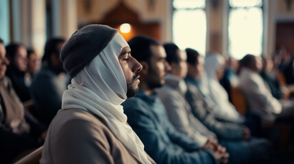 Muslims participating in interfaith dialogues