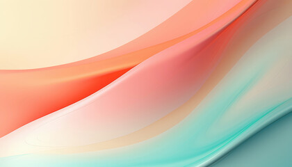 Modern sleek abstract background with flowing pastel gradients creating a vibrant and elegant design