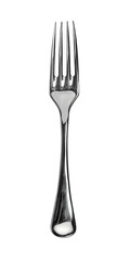 [Transparent Background PNG]Close Up of a Shiny Metal Fork