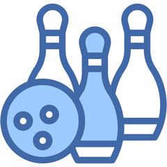  Vector Icon Bowling, Game, Sport, Free Time, Competition, Game