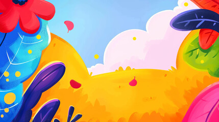 Colorful Abstract Pastel Art