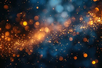 Obraz premium The image is a blurry, colorful, and dynamic scene of a starry night sky