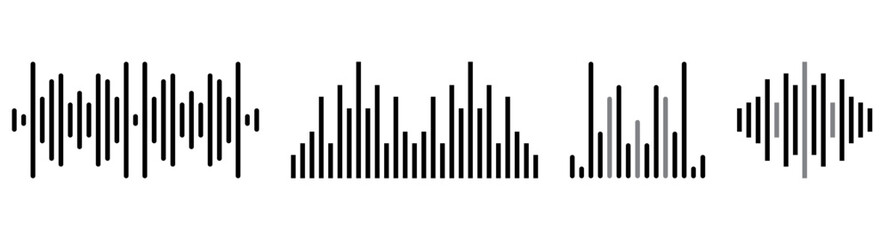 Sound Waves set icon.eps