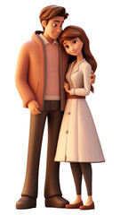 PNG Figurine cartoon adult togetherness.