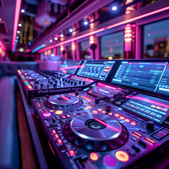 Party on Wheels: High-Tech Mobile DJ Booth Equipped with Superior Sound Systems