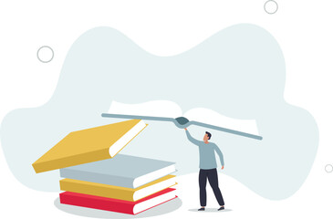 young character with a hobby. interesting lifestyle concept.flat design.illustration with people.