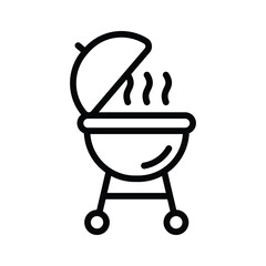 Have a look at this vector icon of grill