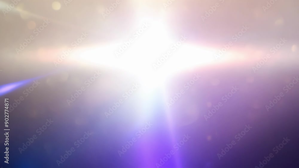 Poster a seamless blend of bright lens flares transitioning between scenes creating a magical and captivati
