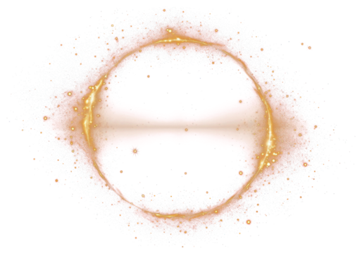 PNG Gold glitter circle backgrounds astronomy universe.