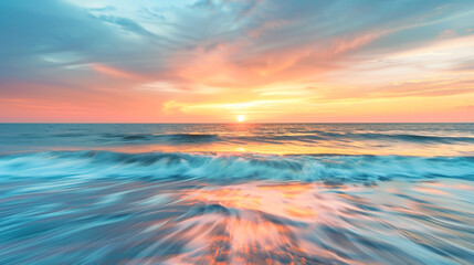 Obraz premium sunset over the sea