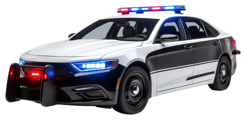PNG Modern police car vehicle white background transportation.