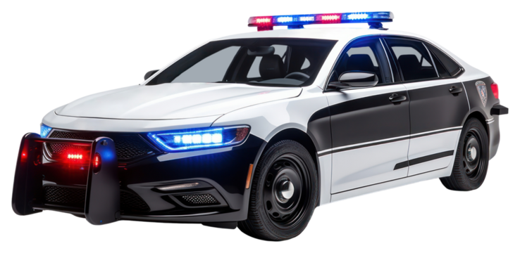 PNG Modern police car vehicle white background transportation.