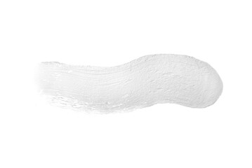 White paint putty smear design element