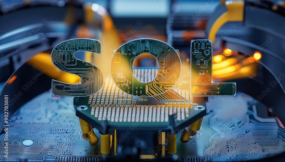 Poster sql database management technology explained