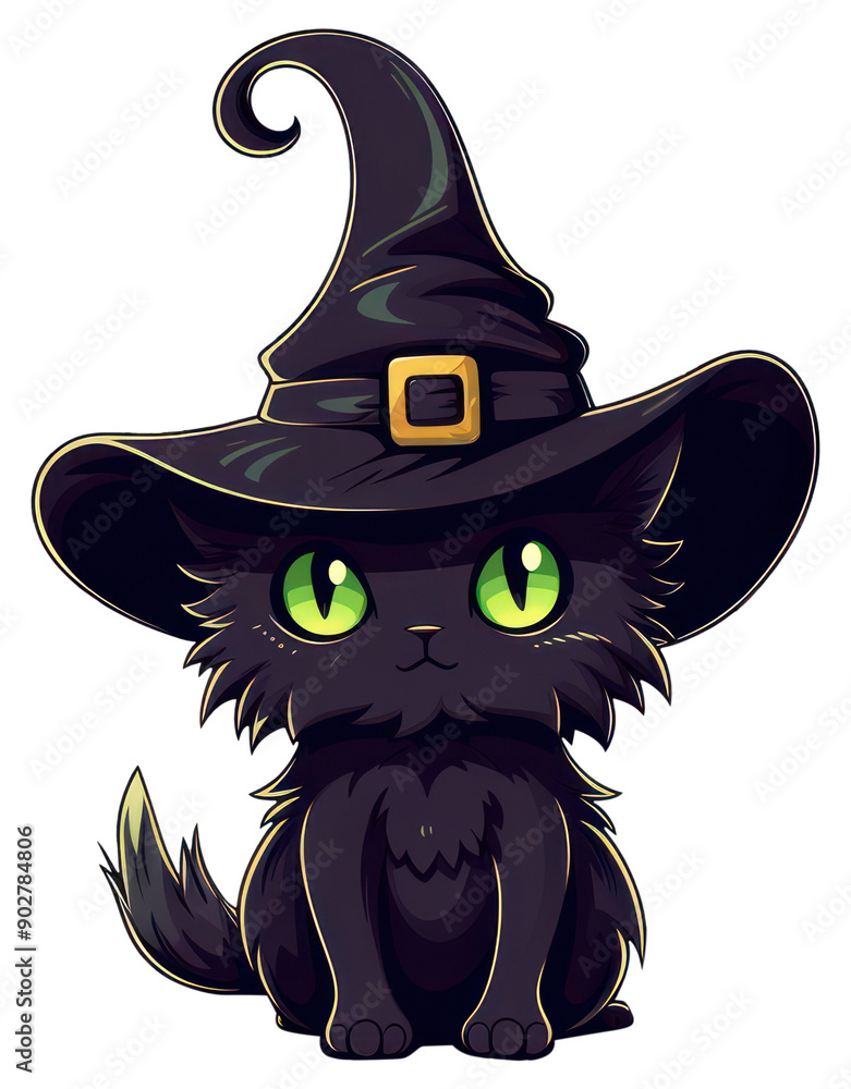 Poster png black cat witch cartoon animal mammal.