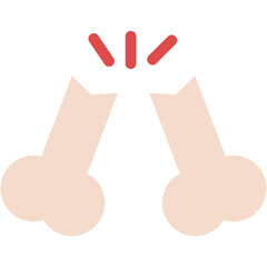 Broken, Broken Bone, Fracture, Accident Icon