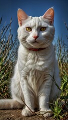 cat in the garden