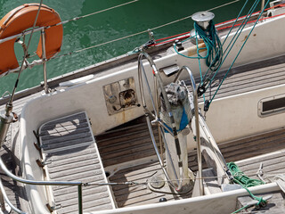 Bateau de plaisance (détail)