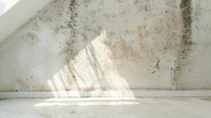 Check for signs of mold or mildew in the attic--style raw