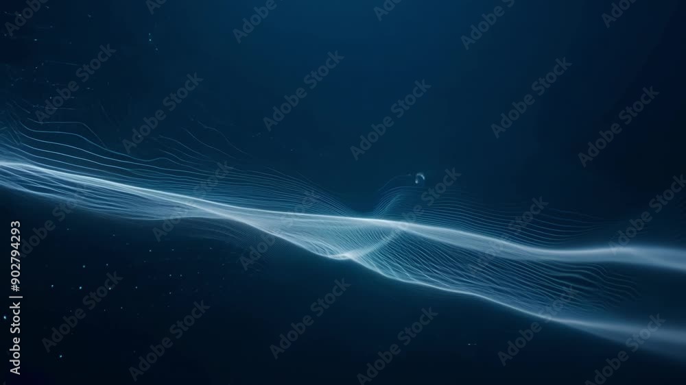 Poster mysterious lines appearing and disappearing leaving a trail of intrigue in their wake.