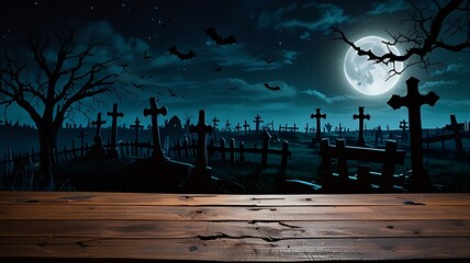 halloween night scene