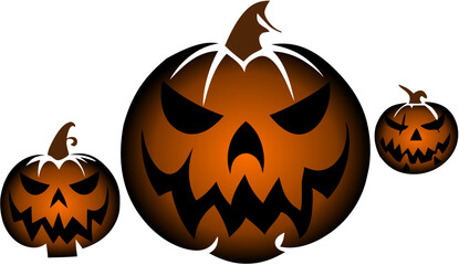 halloween pumpkin head