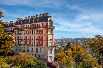 Facade of Parisian building
