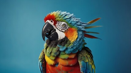 Obraz premium blue and yellow macaw
