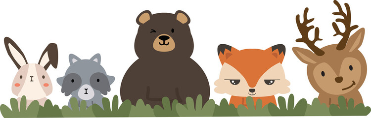 Safari Animal over blank banner