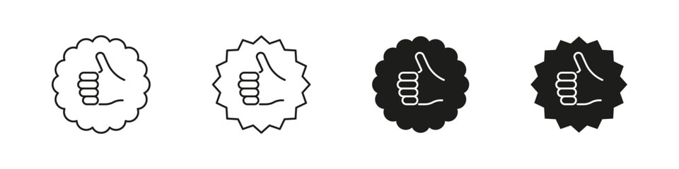 Rating tag star vector icon. Rate satisfaction tags icons.