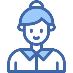 Vector Icon Teacher, Professions And Jobs, Profession, Job, Brown Hair